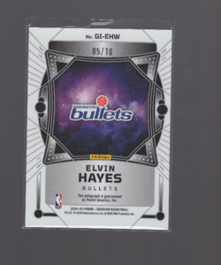 Elvin Hayes 2024-25 Panini Obsidian Galaxy Ink Gold Flood Auto #GI-EHW - 05/10! - Image 2