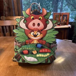 LOUNGEFLY DISNEY LION KING "HAKUNA MATATA" MINI BACKPACK ~BRAND NEW~LE - Image 1