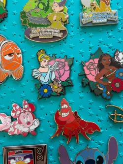Disney Assorted Pin Trading PIN LOT - 50 Pins - LE LR OE CARDED! WOW! - Image 3