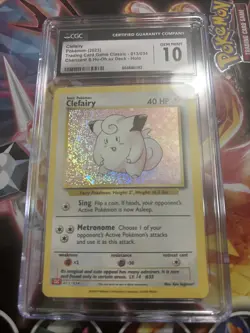 Pokemon TCG Clefairy Card 13/34 Classic Trading Card Game, Near Mint Condition - Image 1