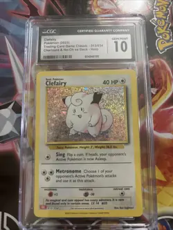 Pokemon TCG Clefairy Card 13/34 Classic Trading Card Game, Near Mint Condition - Image 3