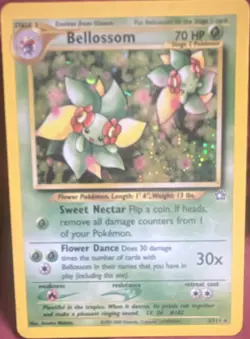 Pokemon Bellossom Neo Genesis Holo Rare 3/111 70 HP Nintendo 2000 - Image 1