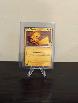 Pikachu 051/162 Pokemon Day 2026 Stamped Cosmos Holo Promo Pokemon - Image 1