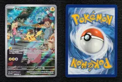 Pikachu Illustration Rare Pokemon Scarlet & Violet 151 MEW #173 - Image 3