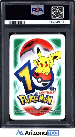 Pokemon 2006 Anorith/Armaldo 10 Of Spades 10th Anniversary Playing Cards PSA 10 - Image 2