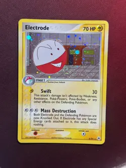 ELECTRODE 5/101 EX Hidden Legends HOLO SWIRL rare Pokemon TCG card NM+ CLEAN! - Image 1