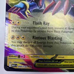 Pokemon TCG Mega Manectric ex 050/132 ME01: Mega Evolution Double Rare LP - Image 4