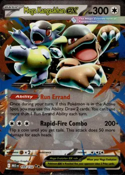 MEGA KANGASKHAN EX 104/132 DOUBLE RARE MEGA EVOLUTION POKEMON NM/M - Image 1