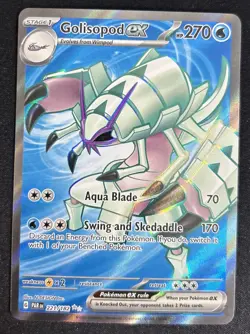 Golisopod ex 221/182 - Paradox Rift - Full Art Ultra Rare Pokemon TCG Card NM - Image 1
