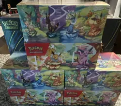 Spanish Pokemon Eevee Evolutions Booster Box Lot three boxes - Image 1