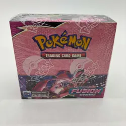 Pokemon TCG Sword & Shield Fusion Strike Booster Box SEALED w/Acrylic - Image 1