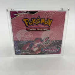Pokemon TCG Sword & Shield Fusion Strike Booster Box SEALED w/Acrylic - Image 2