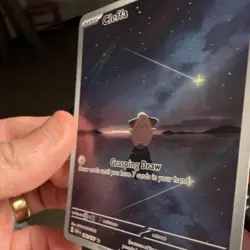 Pokemon Cleffa 202/197 SV03 Obsidian Flames Illustration Rare Full Art Holo 30HP - Image 4