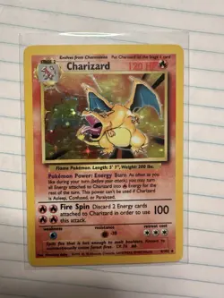 CHARIZARD RARE 1999 Pokemon CHARIZARD #4/102 Base Set Holo Rare English PERFECT - Image 2
