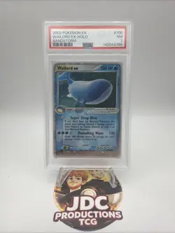 Pokemon Wailord ex Holo 2003 Sandstorm #100/100 PSA 7 NM - Image 1