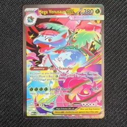 The Pokemon Company Mega Venusaur ex 177/132 Me01: Mega Evolution Full Art Holo… - Image 1