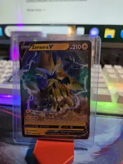 Pokemon Zeraora V SWSH263 Black Star Promo Holo NM - Image 1