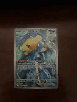 Pokemon TCG Misty's Psyduck Destined Rivals 193/182 Illustration Rare Nm - Image 1