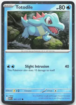 Totodile 041/217 (Cosmos Holo) Common ME: Ascended Heroes Pokemon Near Mint - Image 1