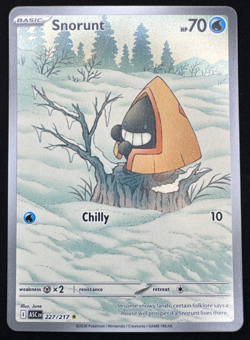 SNORUNT 227/217 NM ILLUSTRATION RARE ME: ASCENDED HEROES POKEMON 2026 - Image 1