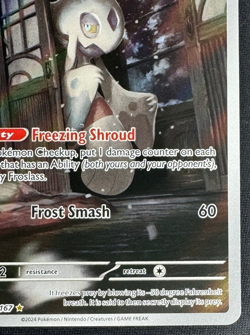 FROSLASS 174/167 NM ILLUSTRATION RARE TWILIGHT MASQUERADE POKEMON 2024 - Image 2