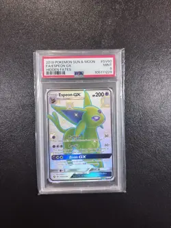Pokemon Espeon GX PSA 9 Hidden Fates Full Art Shiny SV60/SV94 Pokemon - Image 1