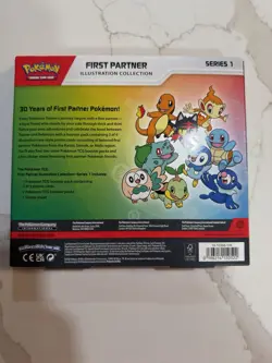 Pokemon First Partner Illustration Series 1 Box Promo Booster 2026 English - Image 3