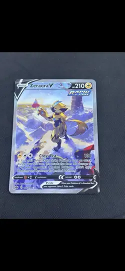 Pokemon TCG Zeraora v Full Art Ultra Rare - Image 1