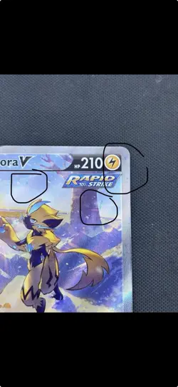 Pokemon TCG Zeraora v Full Art Ultra Rare - Image 4
