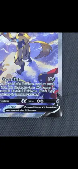 Pokemon TCG Zeraora v Full Art Ultra Rare - Image 5
