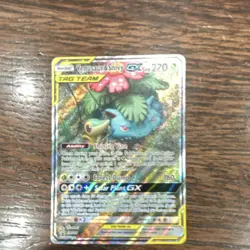Pokemon Venusaur & Snivy GX SM229 SM Promo Holo TAG TEAM GX 270 HP English - Image 2