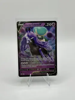 Pokemon TCG - Shadow Rider Calyrex V - 074/198 2021 SWSH Chilling Rein - FullArt - Image 1