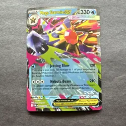 Pokemon Mega Starmie EX 021/088 POR Holo Mega Evolution Foil EX English - Image 1