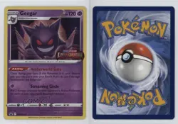 Gengar (Prerelease) Pokemon Sword & Shield Black Star Promo #SWSH241 - Image 3