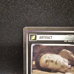 Star Trek CCG 1E DATA'S HEAD Rare Card Black Bourder - Image 2