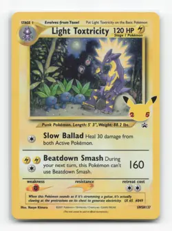 Pokemon TCG - Light Toxtricity SWSH137 Near Mint Holo Promo Sword & Shield Promo - Image 1