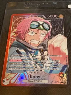 Koby OP11-001 Alt Art Leader (A Fist of Divine Speed) - Image 1