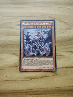 Yu-Gi-Oh! - Gladiator Beast Augustus 1x - Rare - PRIO-EN030 - Image 1