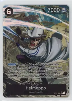 2025 One Piece Card Game: A Fist of Divine Speed OP11 SR Star (Alt Art) Helmeppo - Image 1