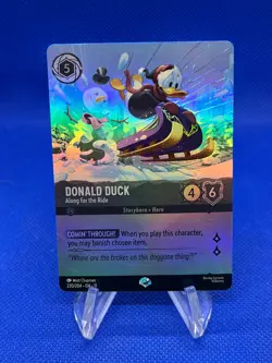 Disney Lorcana Winterspell Donald Duck Along for the Ride 220/204 Epic NM - Image 1