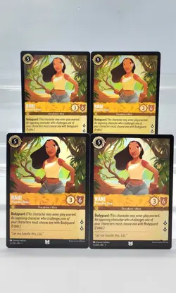 Disney Lorcana Nani - Protective Sister 12/204 4 Cards Playset Into the Inklands - Image 1