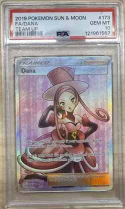 2019 Pokemon Sun & Moon Team Up 173 FA/Dana Card PSA 10 - Image 1