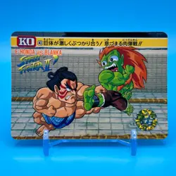 Honda Blanka Street Fighter 2 Trading Card Carddass TCG BANDAI CAPCOM Japan #43 - Image 1