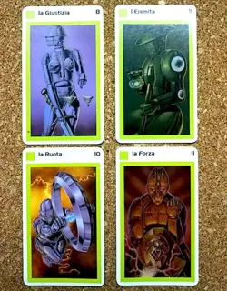 Super Premium Robot Tarot Card Giugiaro Delorean Jojo - Image 4