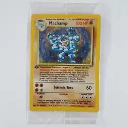 Machamp Pokemon Card 1995 1st Edition Hologram Factory Sealed New - Image 2
