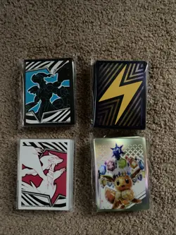 Pokemon Card Sleeves Packs Of 65 Lot Of 4 - Image 1