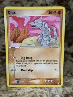 2005 EX - Unseen Forces Onix #65 Non Holo Pokemon Card - Image 1