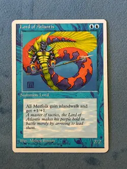 Lord of Atlantis, Fourth Edition, Magic the Gathering MTG - Image 1