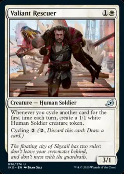 Valiant Rescuer - Near Mint MTG Ikoria: Lair of Behemoths - Image 1