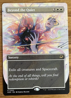 MTG Edge of Eternities, Beyond the Quiet - Borderless - Image 1